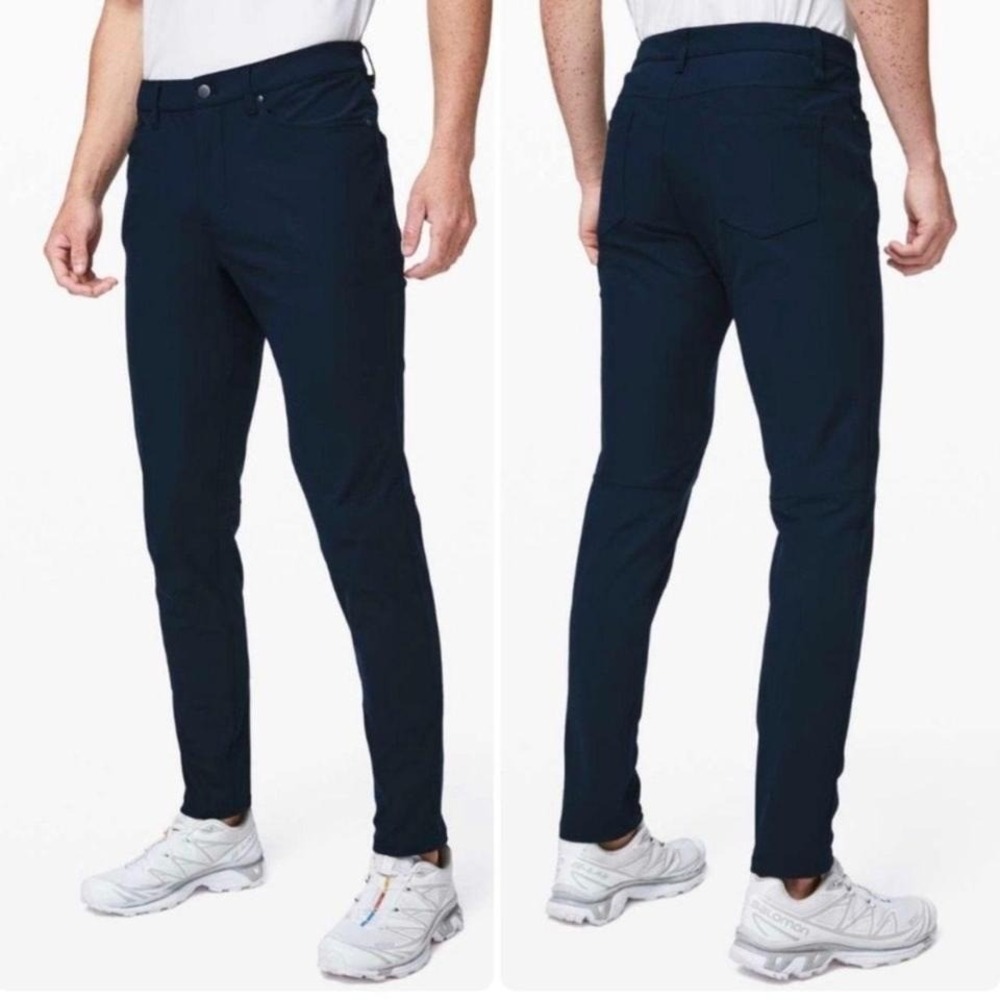 Lululemon ABC Pant Slim 30" Warpstreme 36 Classic‎ Navy Blue 36